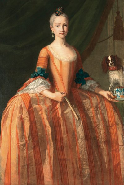 Portrait of Infanta Maria Josefa of Spain (1744-1801) by Giuseppe Bonito